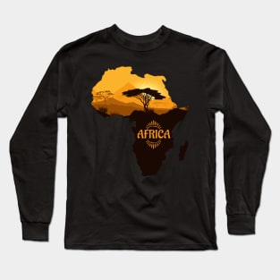 African Safari Long Sleeve T-Shirt